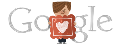 Google Logo: Happy 2012 Valentine's Day! "Cold, Cold Heart" performed by Tony Bennett courtesy of Columbia Records and Sony/ATV.