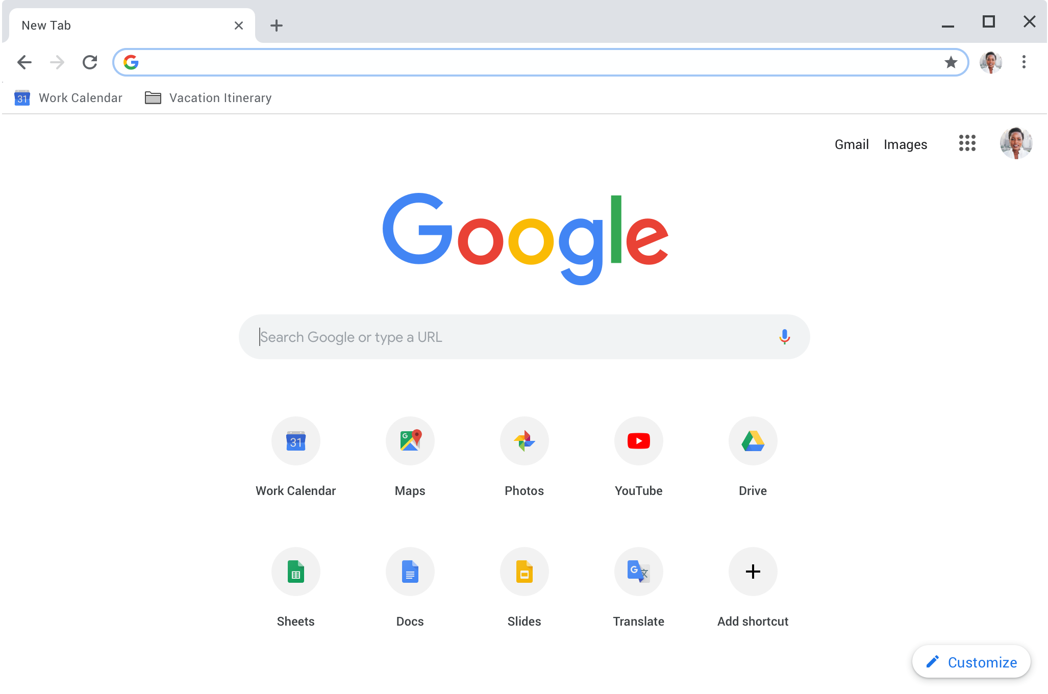 Chrome browser new version